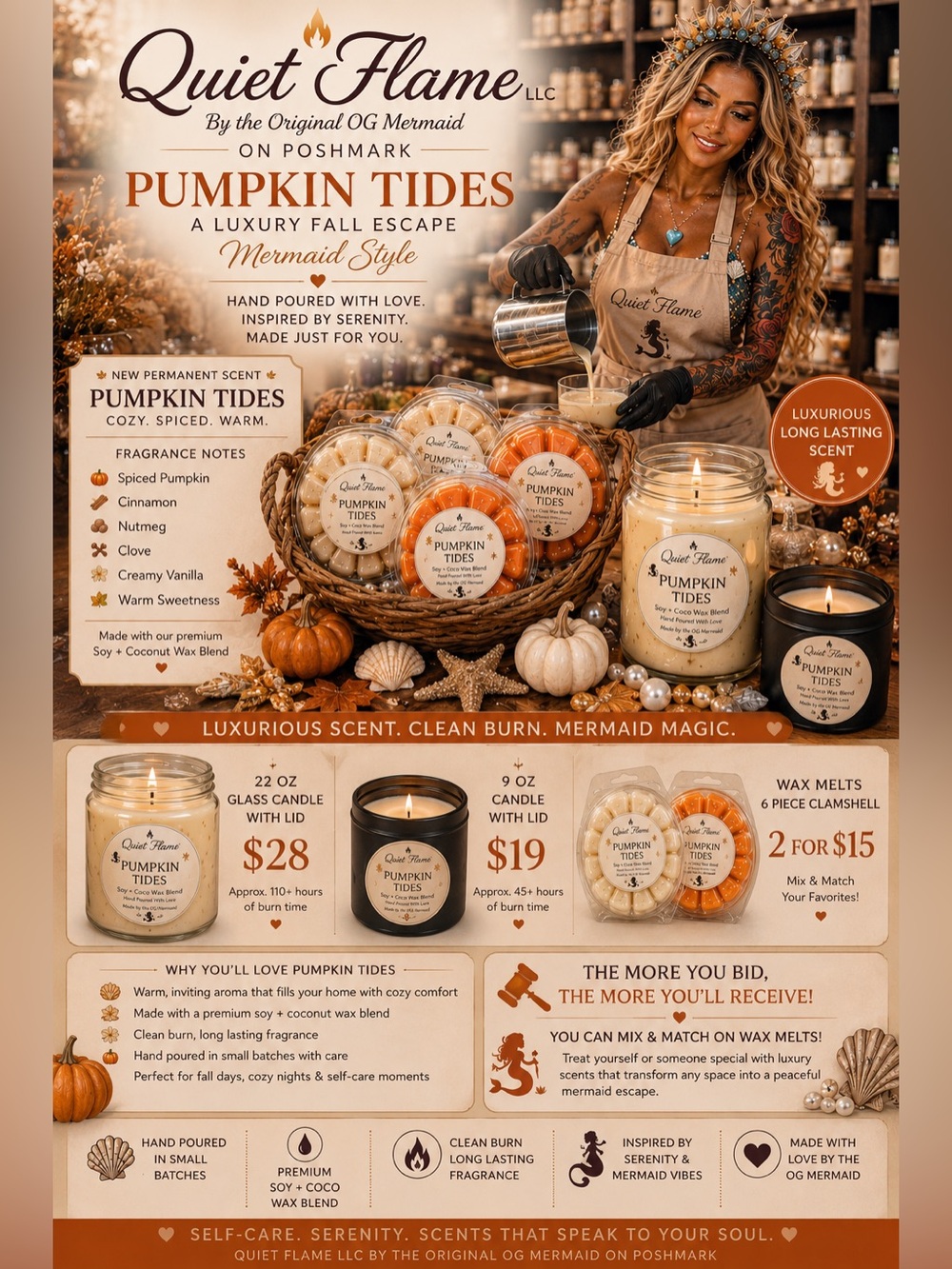 Quiet Flame  Candle Buy Now 22 OZ JJAR PICK SCENT